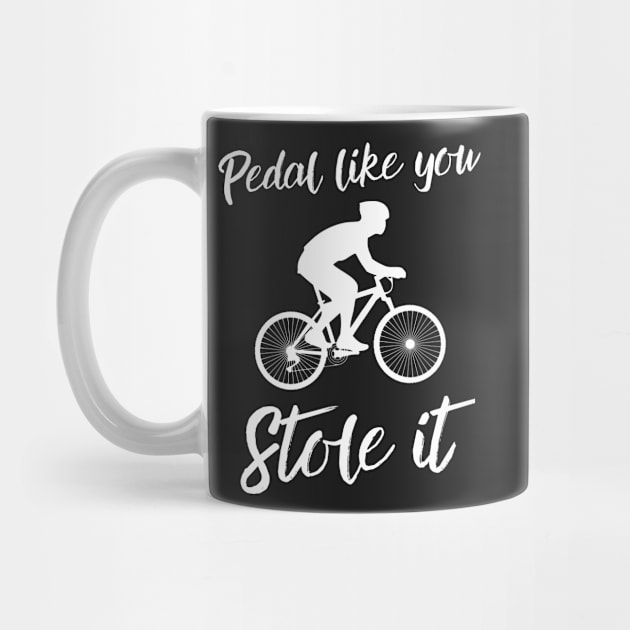 Pedal like you stole it by AllPrintsAndArt